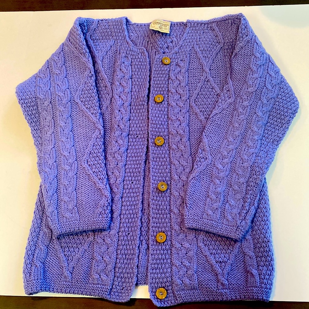Ireland 100% wool cardigan